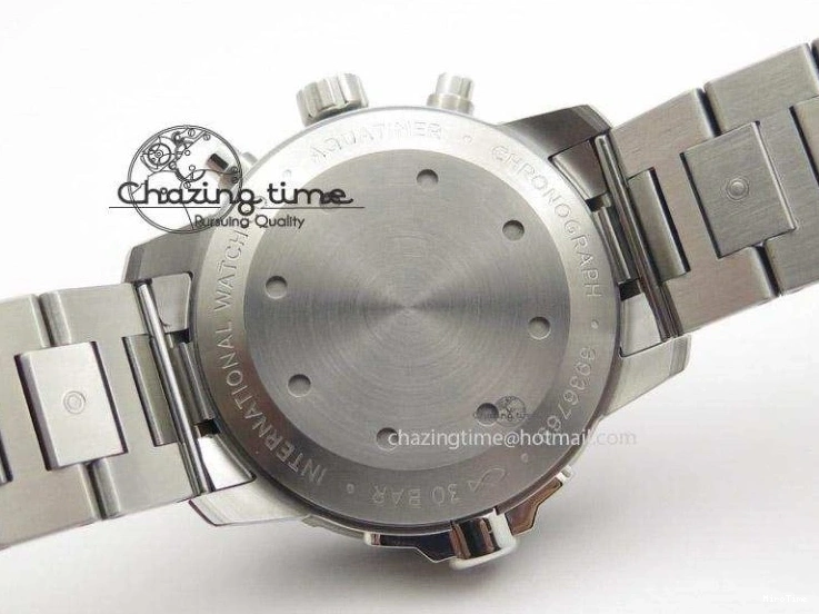 MIROTIME 0211 Classic Aquatimer Chrono IW376803 V6F 1:1 Best Edition Black Dial On SS Bracelet A 7361